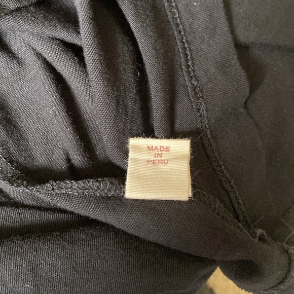 Organic by John Patrick Black Tee Small - Picture 7 of 7